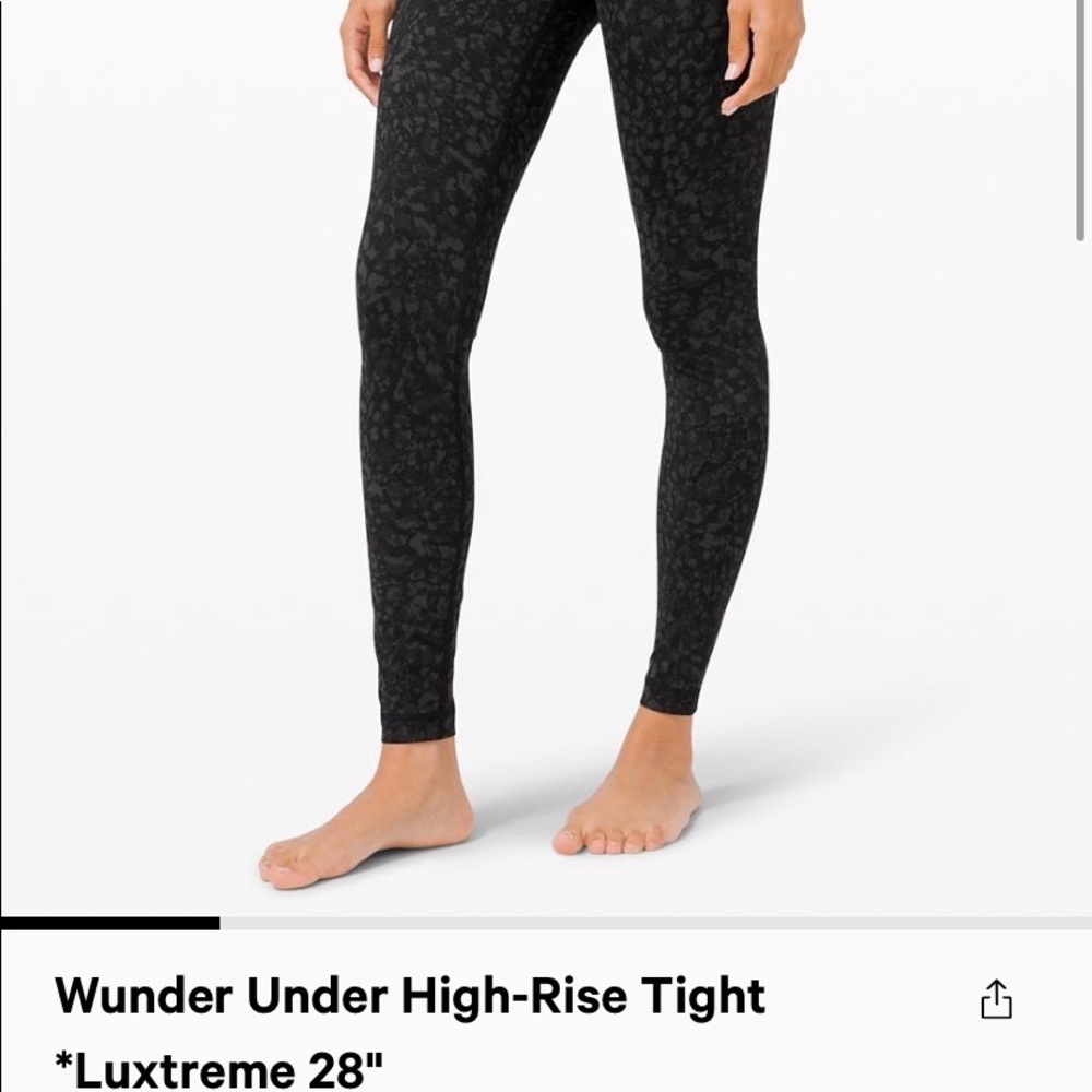 lululemon Wunder Under High Rise Tight NWT